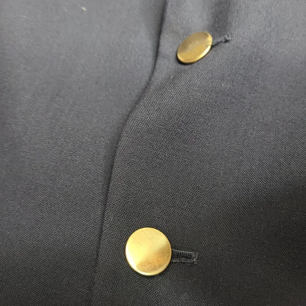 Givenchy Monsieur Navy Blue Sport‎ Coat Blazer Made in USA Sz 43 R
